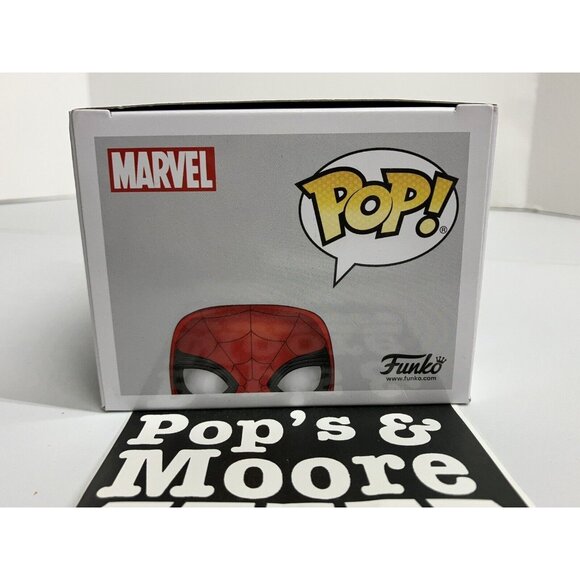 Funko Pop! Spider-Man Far From Home:Spider-Man Hero Suit 468 Figure W/Protector - Picture 6 of 13